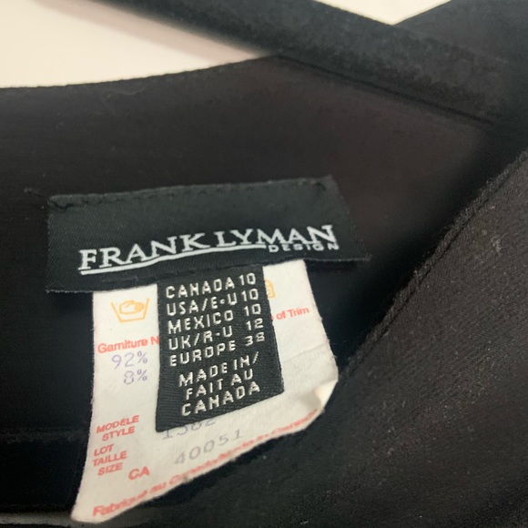 Frank Lyman skirt in black & white size 10 - Picture 2 of 2